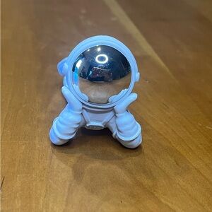 Modern Astronaut Phone & Tablet Holder Silver Visor Must for Space Fans